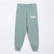 Puma Boys Sportstyle Fleece Sweatpants Green Moon