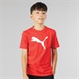 Puma Boys Essentials Cat Logo T-Shirt For All Time Red