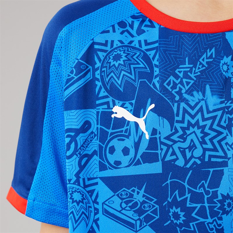 Puma Junior Neymar JR Playmaker Jersey Blazing Blue/Puma White/Ultra Blue