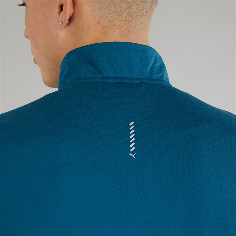 Puma Herren Lauf Favorite 1/4 Zip Laufoberteil Ozean Tropic