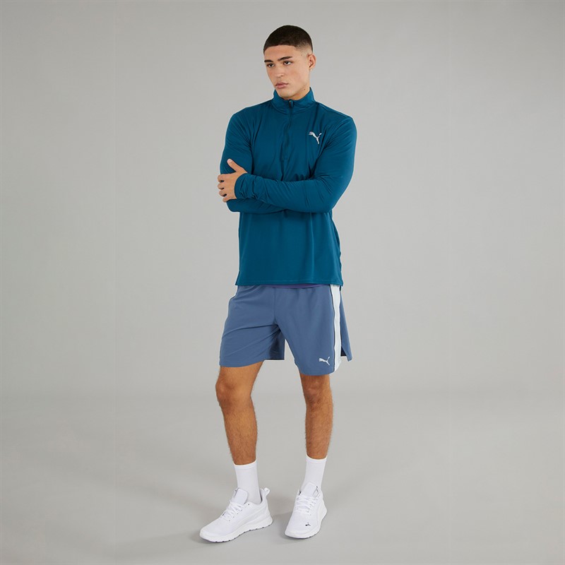 Puma Herren Lauf Favorite 1/4 Zip Laufoberteil Ozean Tropic