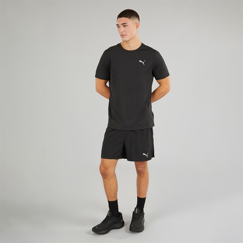 Puma Herren Run Favorite Velocity 5 Zoll Laufhose Puma Schwarz