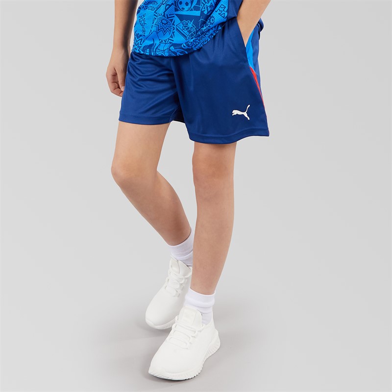 Puma Junior Neymar JR Playmaker Training Short Blazing Blue/Puma White/Ultra Blue