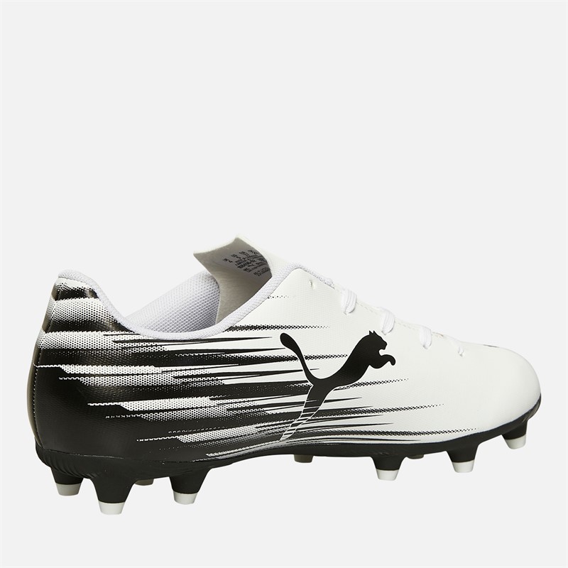 Puma Kids Attacanto II FG/AG Firm/Artifical Ground Football Boots Puma White/Puma Black