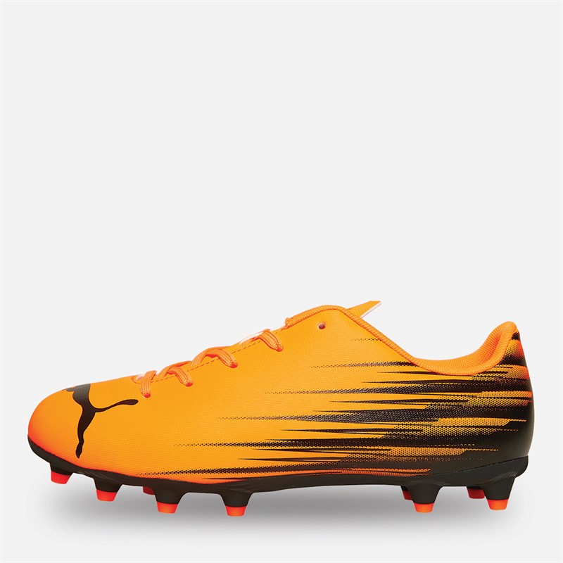 Puma Boys Attacanto II FG/AG Firm/Artifical Ground Football Boots Heat Fire/Puma Black - Size 1