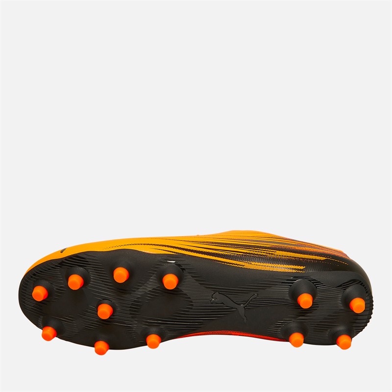 Puma Kids Attacanto II FG/AG Firm/Artifical Ground Football Boots Heat Fire/Puma Black