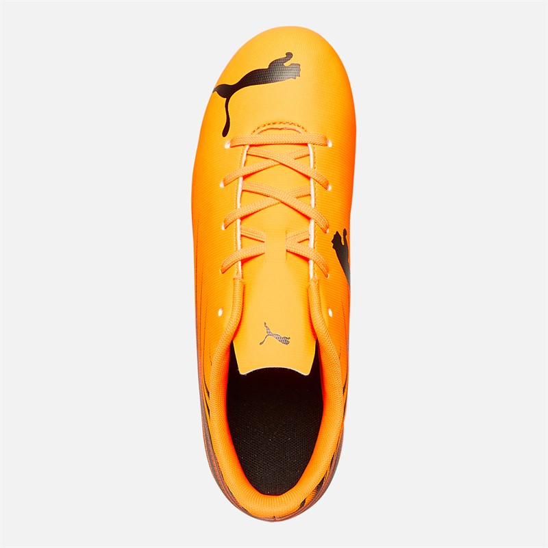 Puma Kids Attacanto II FG/AG Firm/Artifical Ground Football Boots Heat Fire/Puma Black