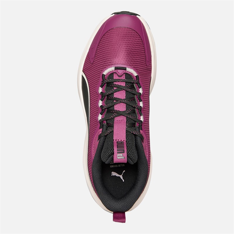 Puma Damen Skyrocket Lite Trail Laufschuhe Berry / Puma Schwarz / Jasmin Blume