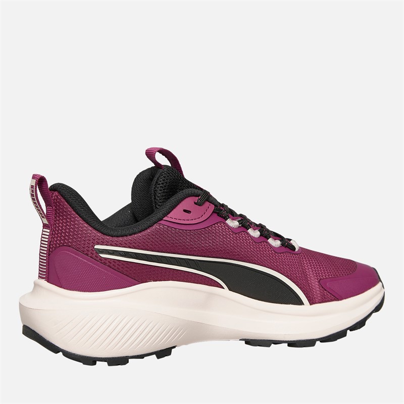 Puma Damen Skyrocket Lite Trail Laufschuhe Berry / Puma Schwarz / Jasmin Blume