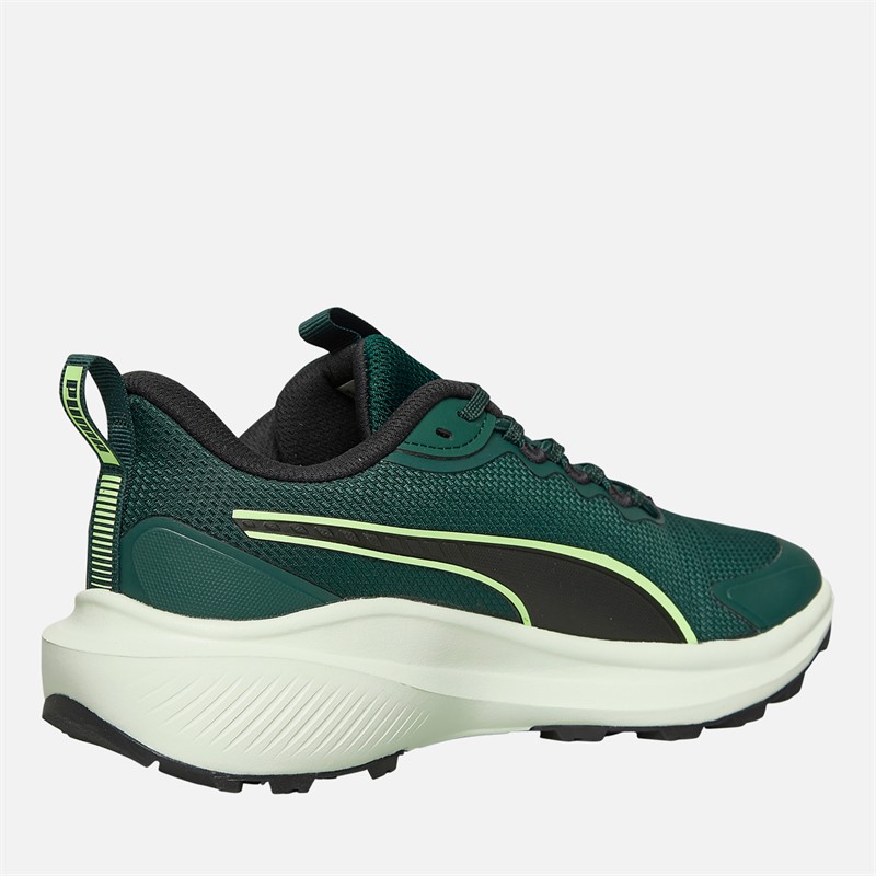 Puma Herren Skyrocket Lite Trail Laufschuhe Grün Terrain / Puma Schwarz