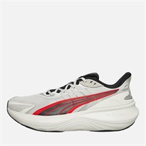 Puma Herre Pulse Pro Neutral Støddæmpet Løbesko Feather Gray/Puma Black/For All Time Red