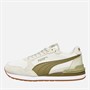 Puma Mens ST Runner V4 Suede Trainers Vapor Grey/Loden Green/Vapor Dust