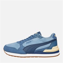 Puma Mens ST Runner V4 Suede Trainers Native Blue/Persian Blue/Dark Indigo
