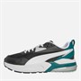 Puma Mens Vis2K Trainers Black/White/Green