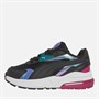 Puma Girls Vis2k Bouncy Sky Trainers Black/Magenta