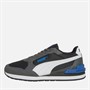 Puma Junior ST Runner V4 Mesh Trainers Black/White/Blue