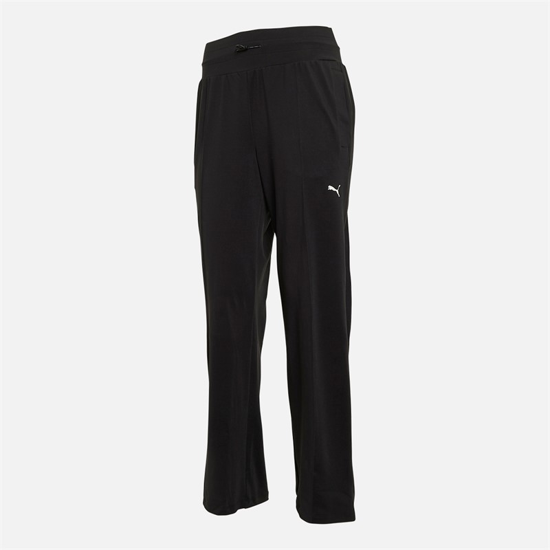 Puma Womens Cloudspun High-Waist Wide Leg Pants Puma Black