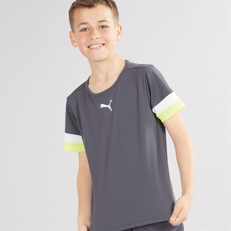 Puma Junior Boys individualRISE Training Jersey Galactic Grey