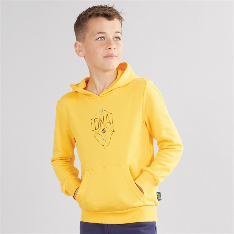 Puma Junior Boys Neymar JR BNA Hoodie Pele Yellow