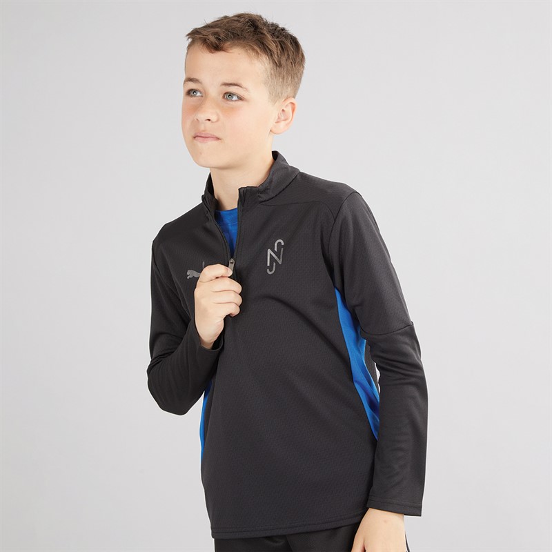 Puma Junior Boys Neymar JR Creativity 1/4 Zip Top Puma Black