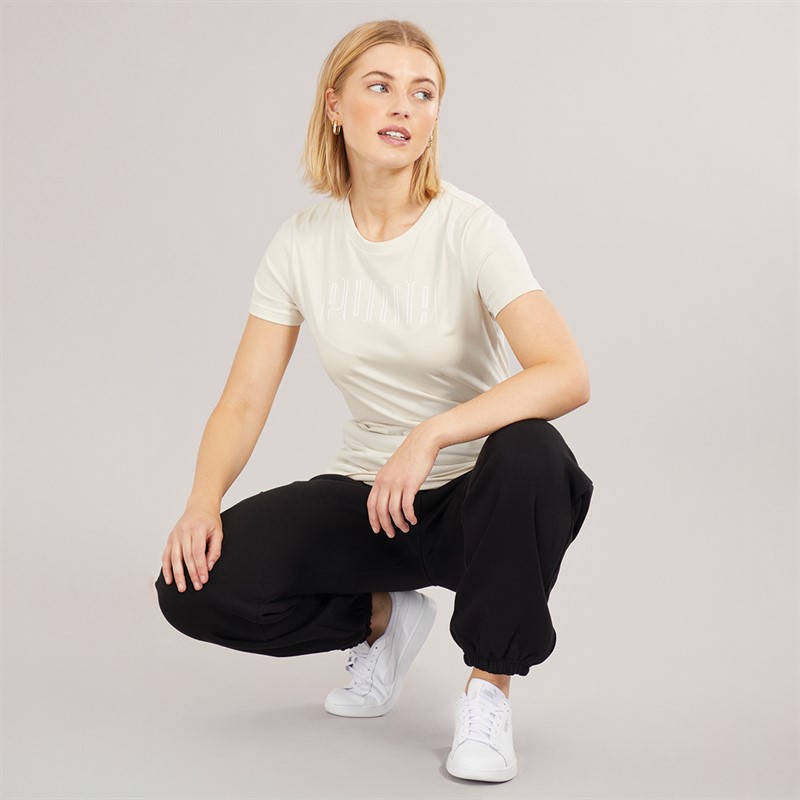 Puma Womens Puma Sport Graphic T-Shirt Alpine Snow