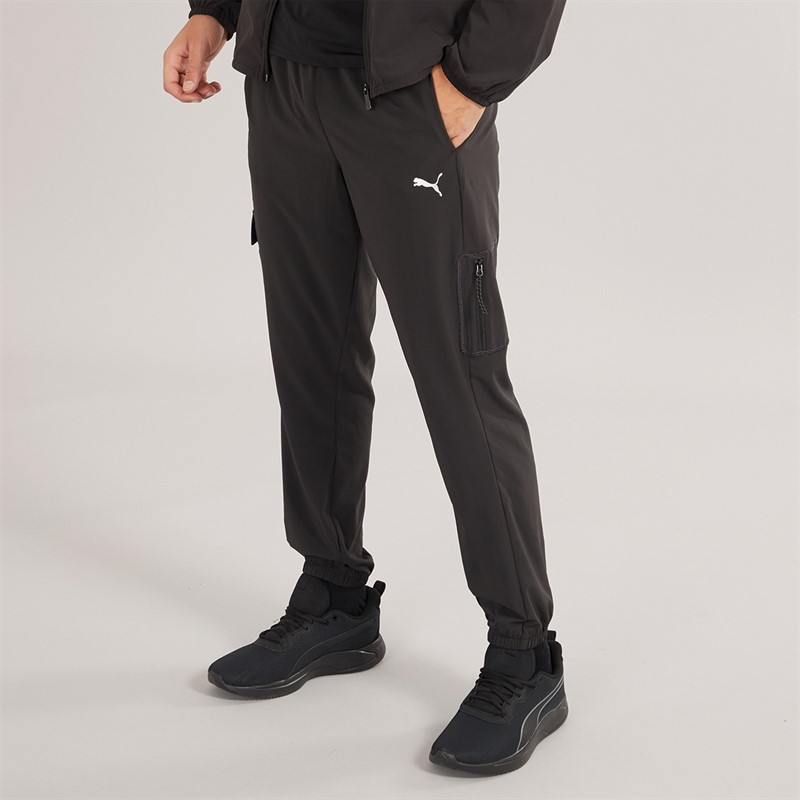 Puma Mens Puma Flex Tech Woven Cargo Pants Puma Black