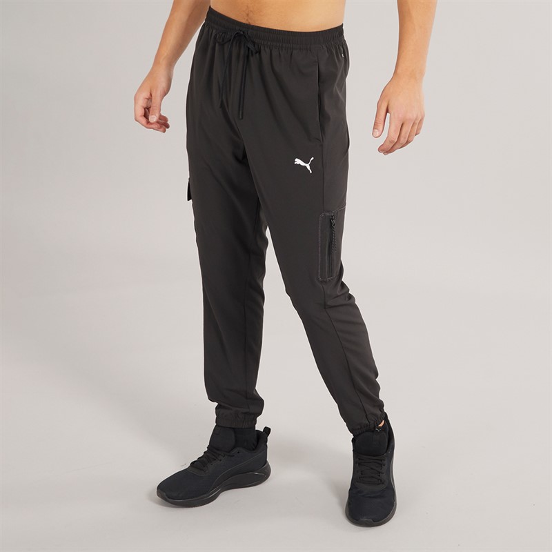 Puma Mens Puma Flex Tech Woven Cargo Pants Puma Black