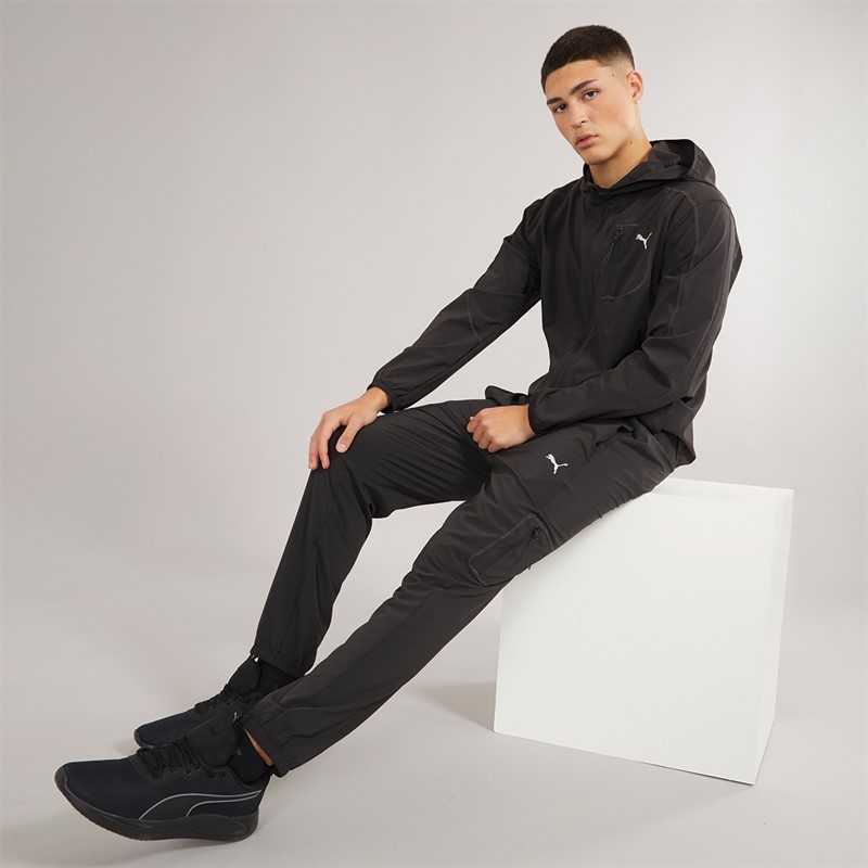Puma Mens Puma Flex Tech Woven Cargo Pants Puma Black