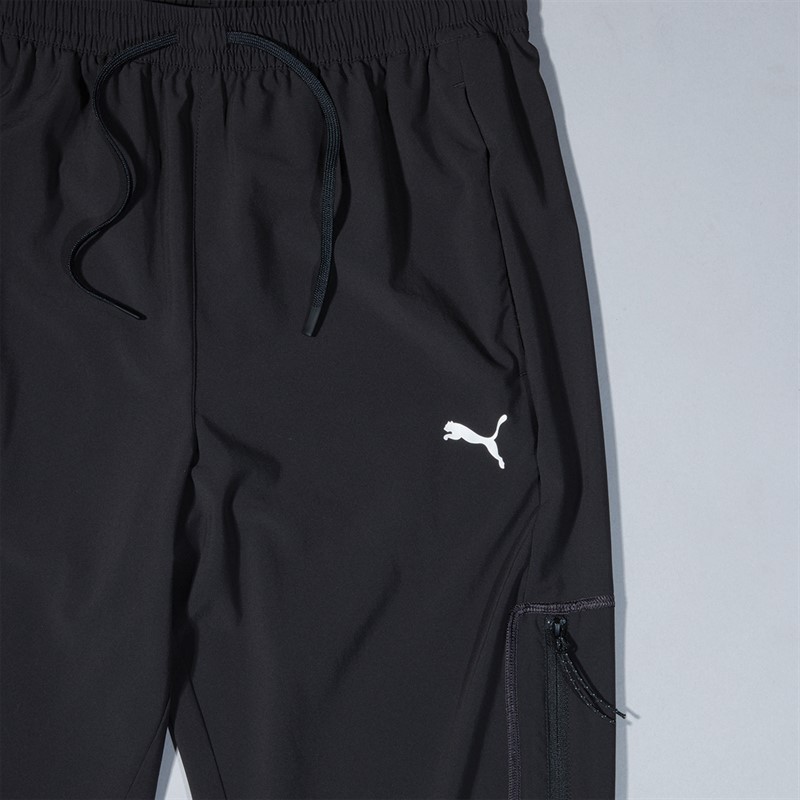 Puma Mens Puma Flex Tech Woven Cargo Pants Puma Black