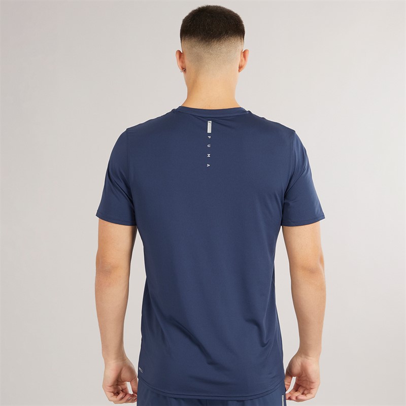 Puma Mens Flex Tech Cargo T-Shirt Club Navy
