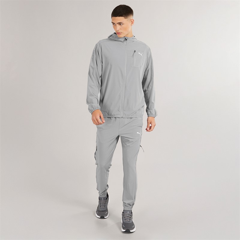 Puma Mens Puma Flex Tech Woven Cargo Pants Stormy Slate
