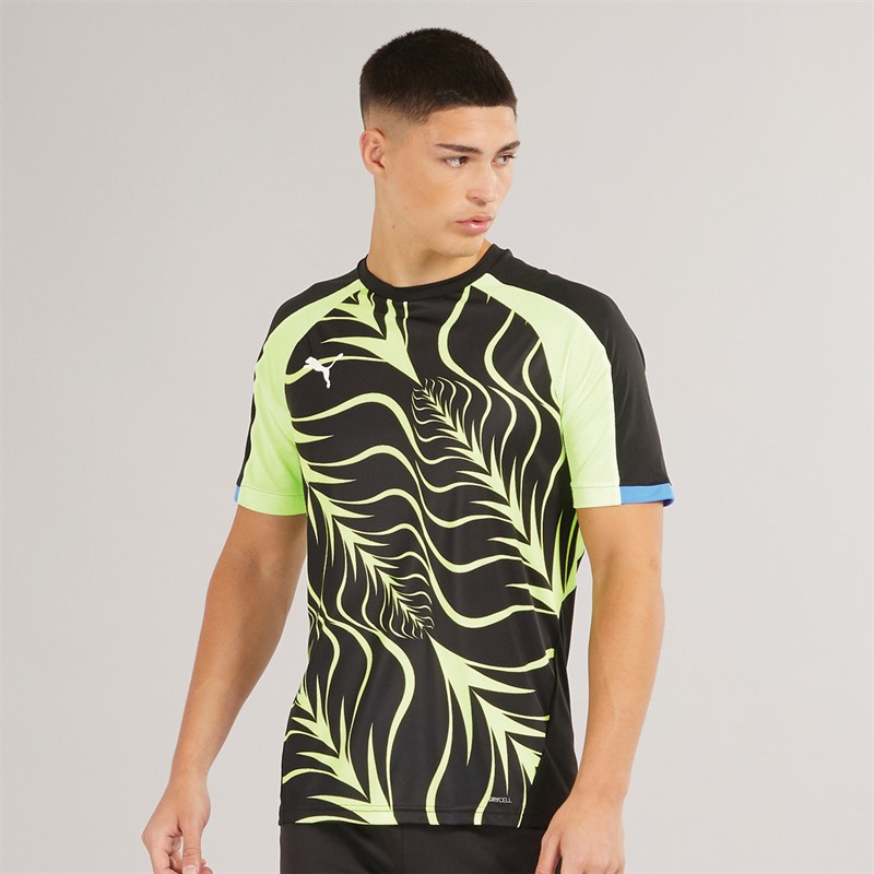 Puma Mens IndividualLIGA Graphic Jersey Puma Black