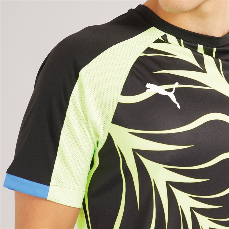 Puma Mens IndividualLIGA Graphic Jersey Puma Black