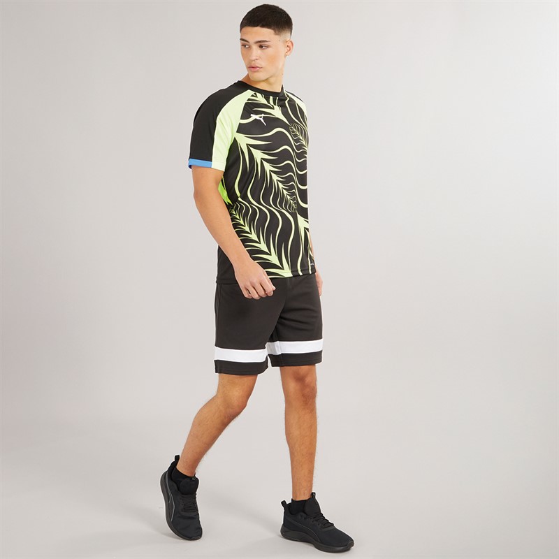 Puma Mens IndividualLIGA Graphic Jersey Puma Black
