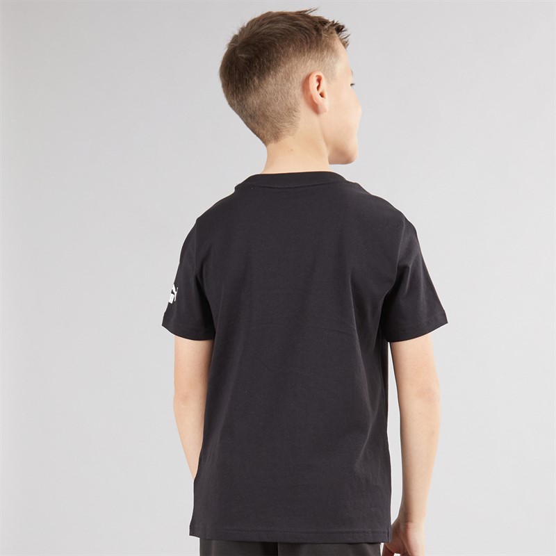Puma Junior Boys Puma Sport Graphic T-Shirt Puma Black