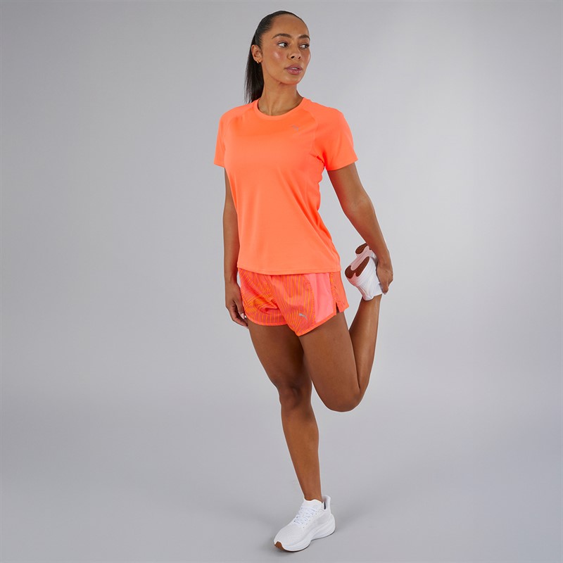 Puma Womens Velocity dryCELL Running Top Glowing Red