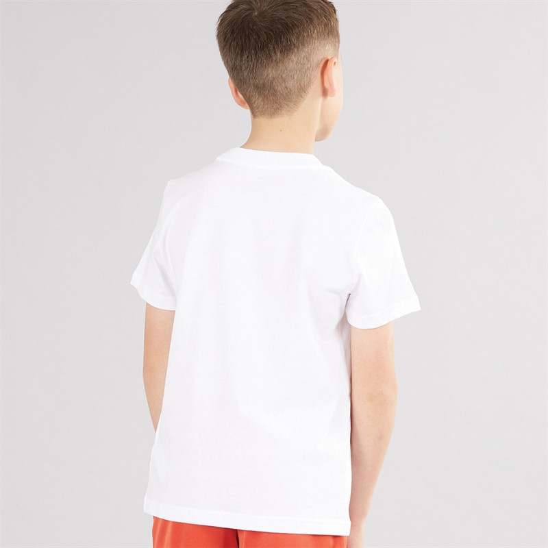 Puma Junior Boys Essentials 2 Color No.1 Logo T-Shirt Puma White