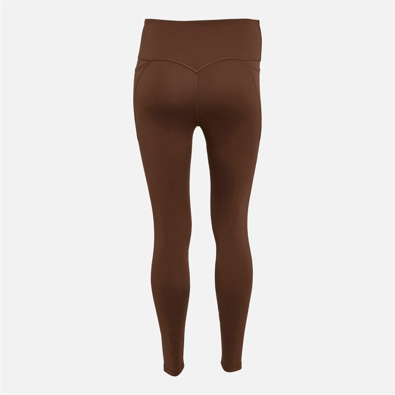 Puma Womens Cloudspun Soft High-Waist Tight Leggings Espresso Brown