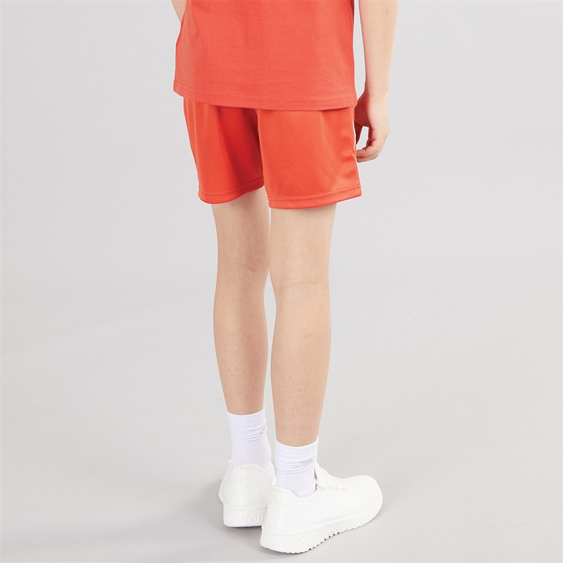 Puma Junior Boys Puma Sport Poly Shorts Red Fire