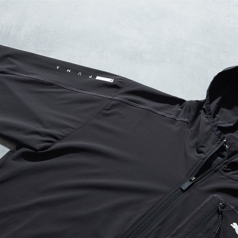 Puma Mens Puma Flex Tech Woven Jacket Puma Black