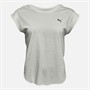 Puma Womens Studio Foundations T-Shirt Vapor Grey