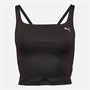 Puma Womens Studio Cloudspun Rib Short Tank Puma Black