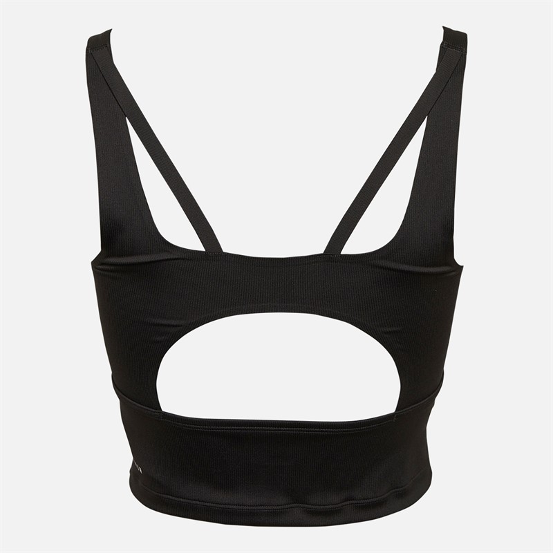 Puma Womens Studio Cloudspun Rib Short Tank Puma Black
