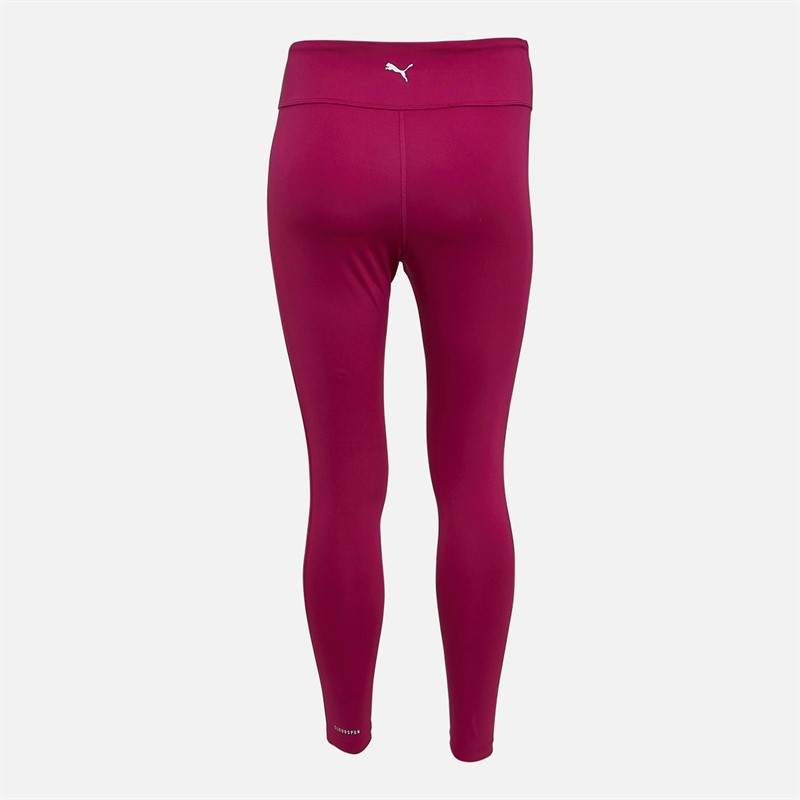 Puma Womens Studio Cloudspun Rib High-Waist Tight Leggings Magenta