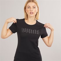Puma Womens Puma Sport Graphic T-Shirt Puma Black
