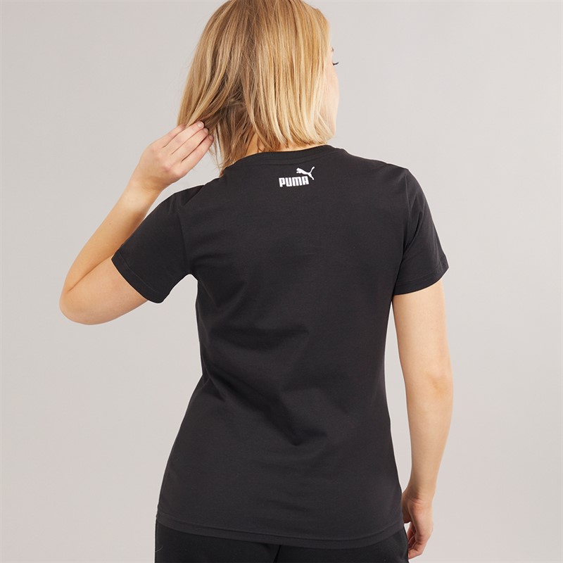 Puma Womens Puma Sport Graphic T-Shirt Puma Black