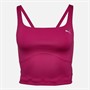 Puma Womens Studio Cloudspun Rib Short Tank Magenta