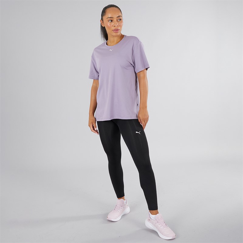 Puma Womens Cloudspun T-Shirt Pale Plum