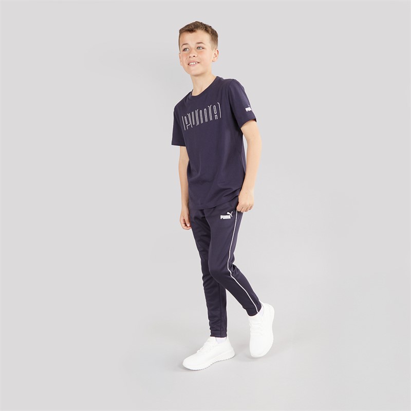 Puma Junior Boys Puma Sport Graphic T-Shirt Puma Navy