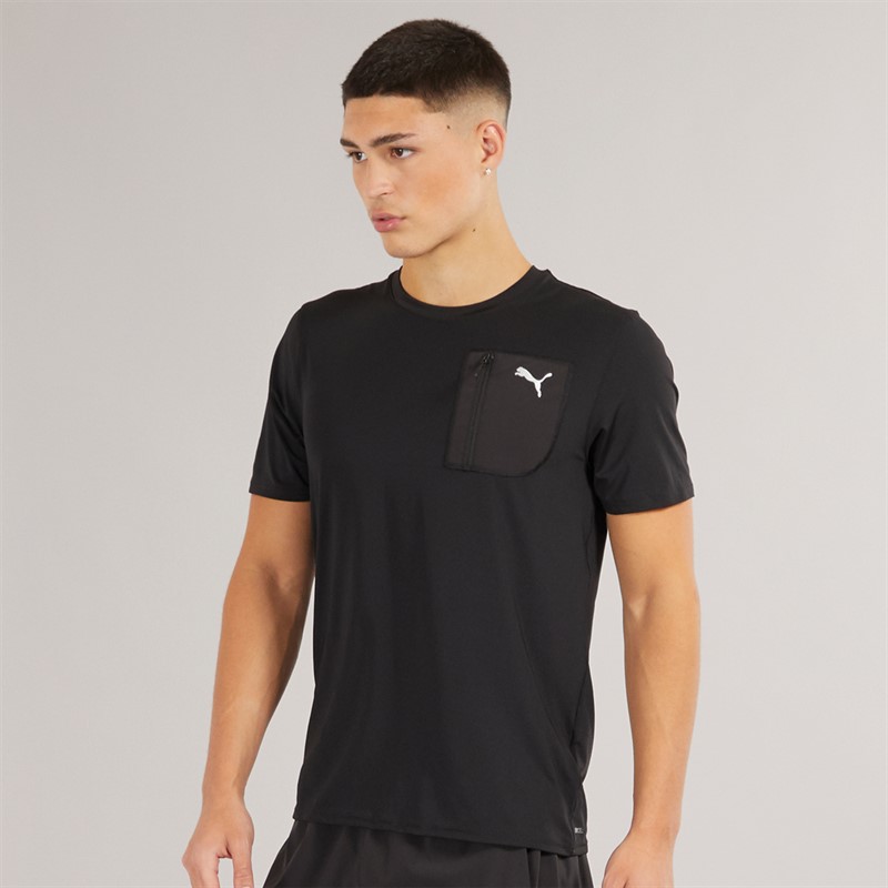 Puma Mens Puma Flex Tech Cargo T-Shirt Puma Black